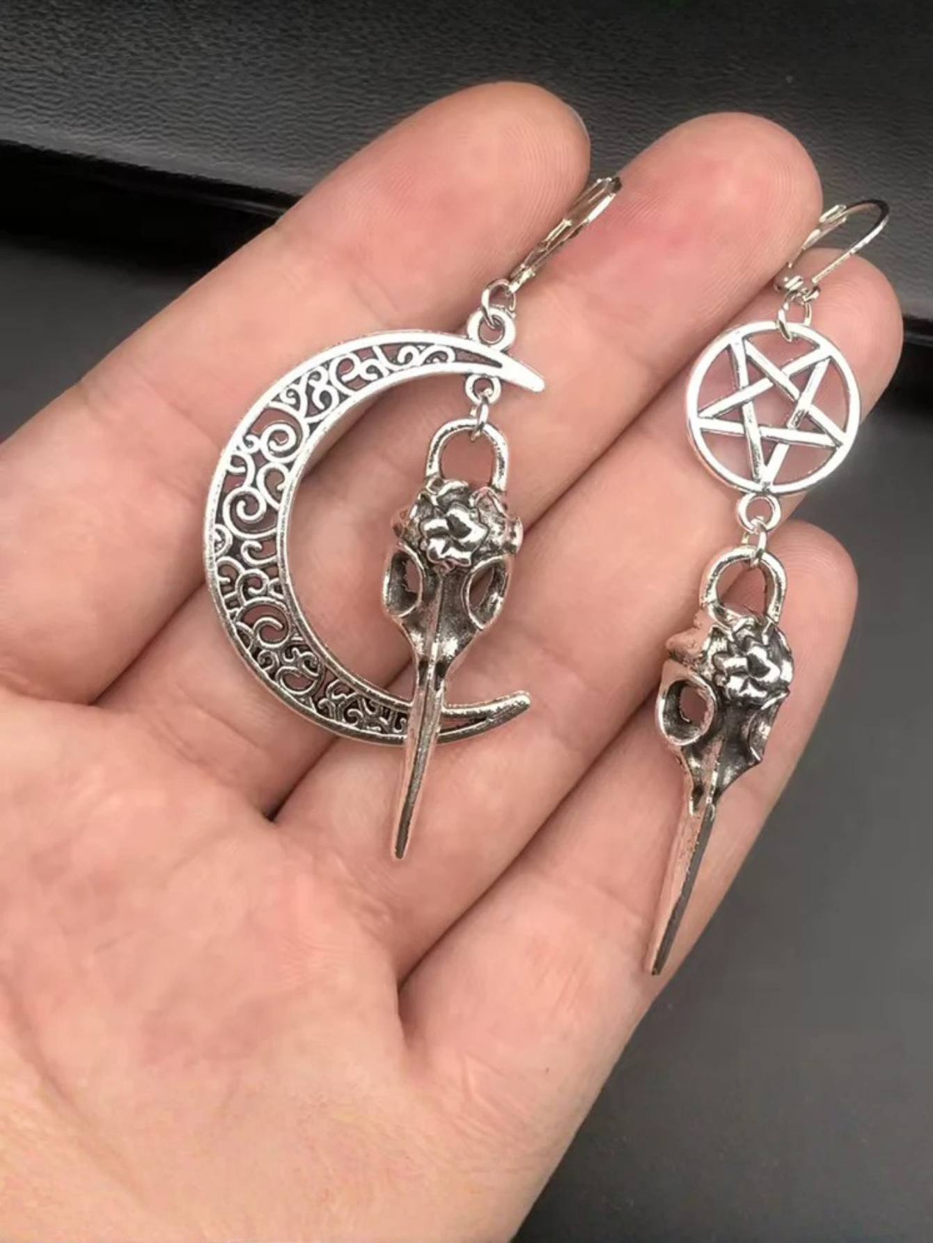 Plague Doctor Star Earrings