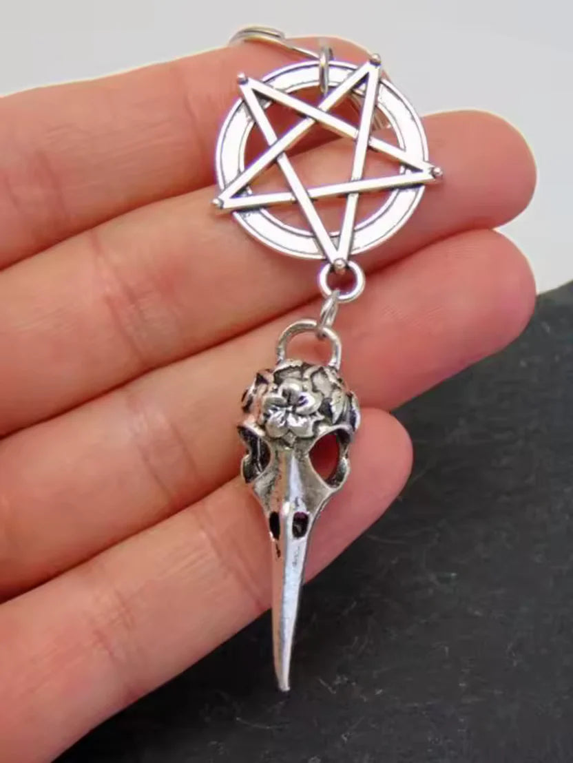 Plague Doctor Star Keychain