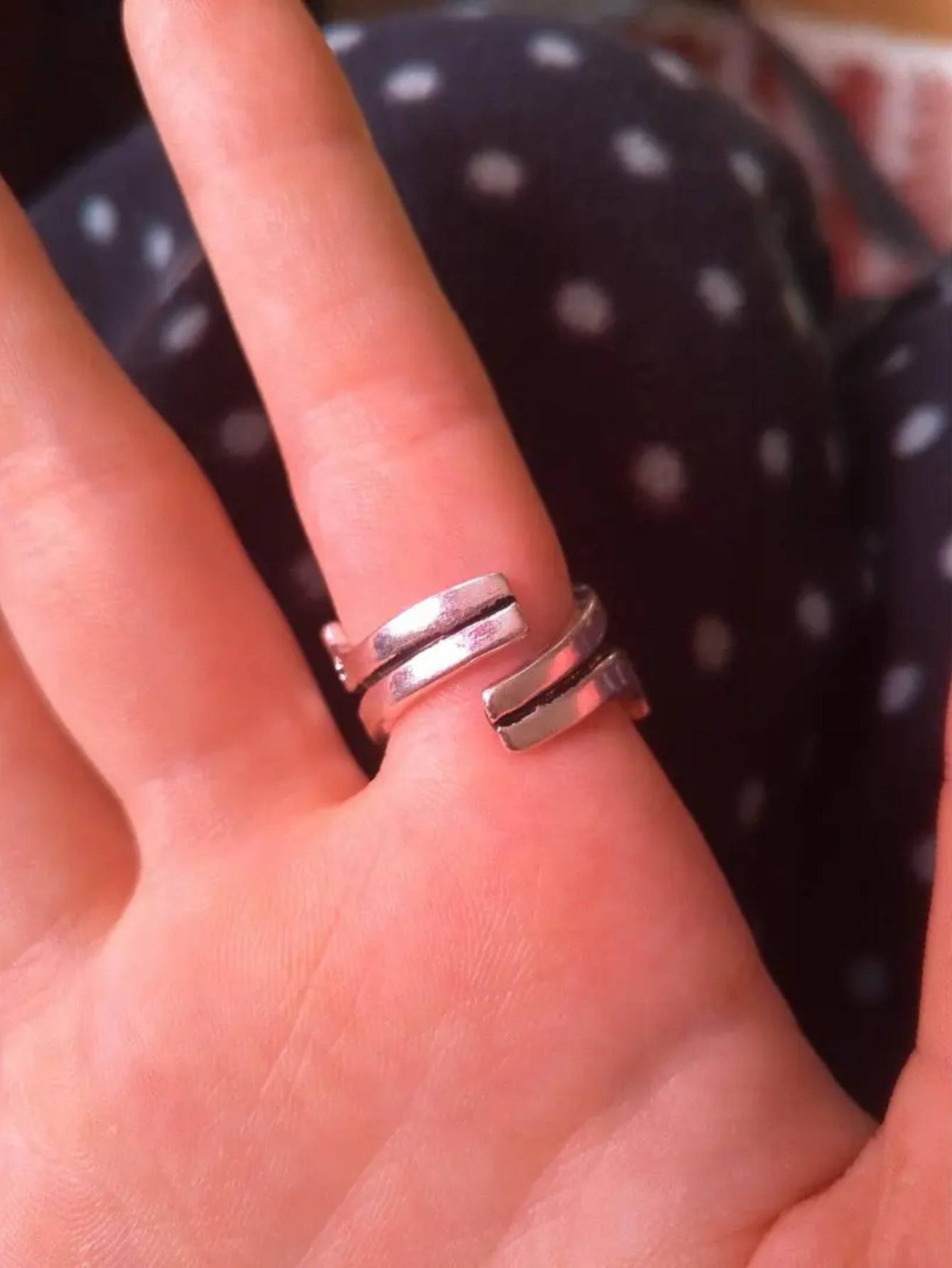 Cross Black Ring