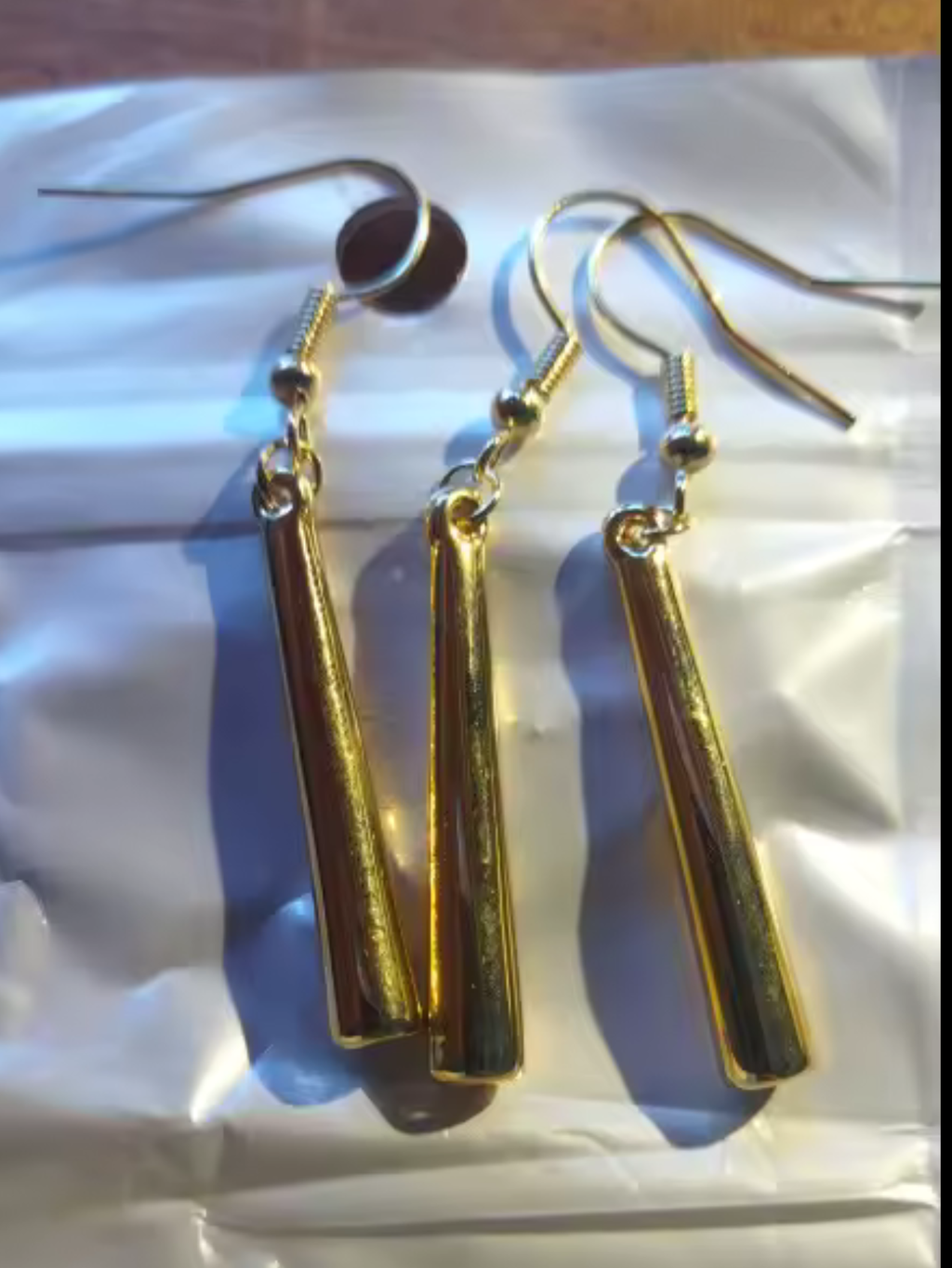 Zoro Gold Anime Cosplay Earrings