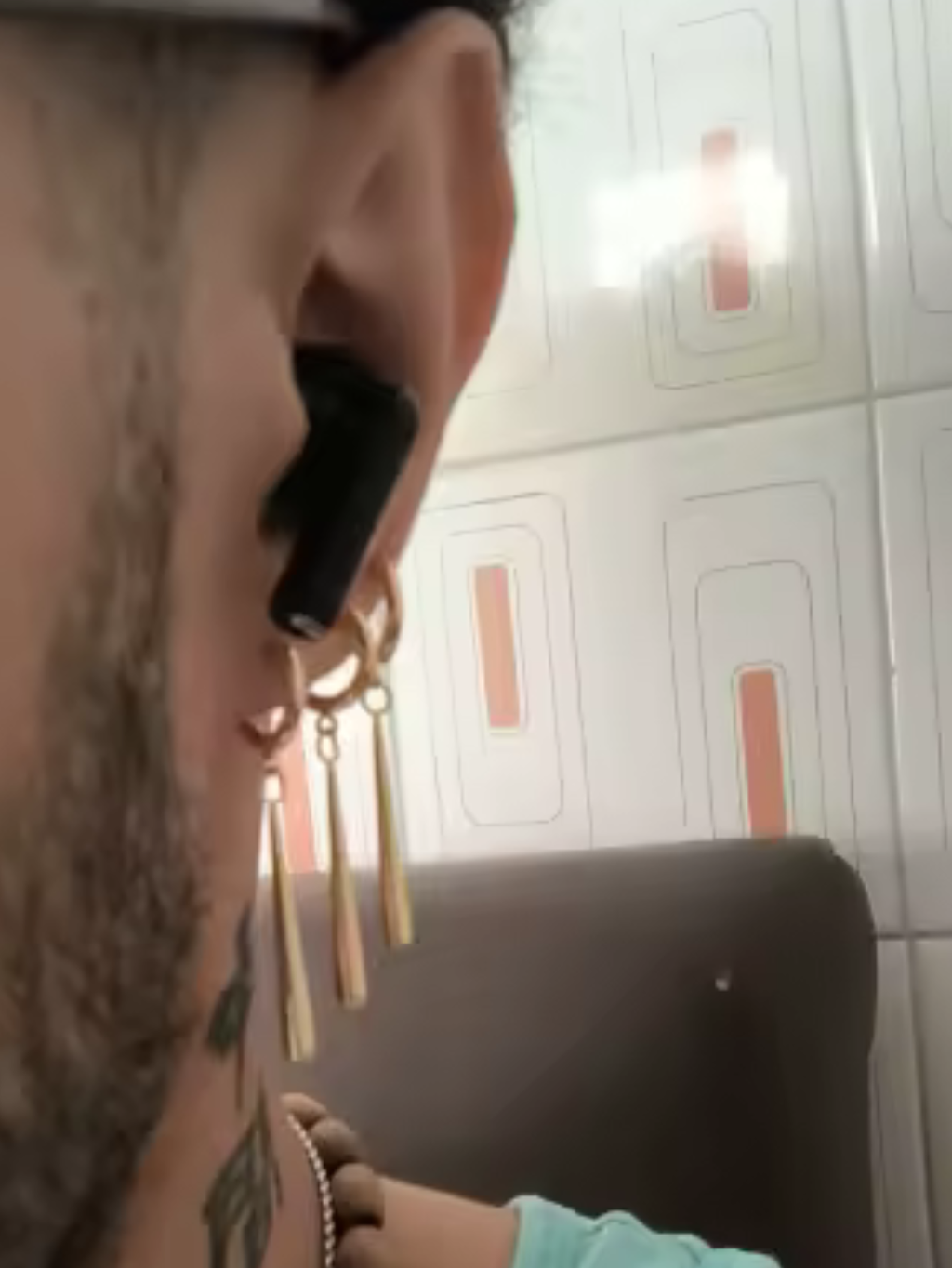 Zoro Gold Anime Cosplay Earrings