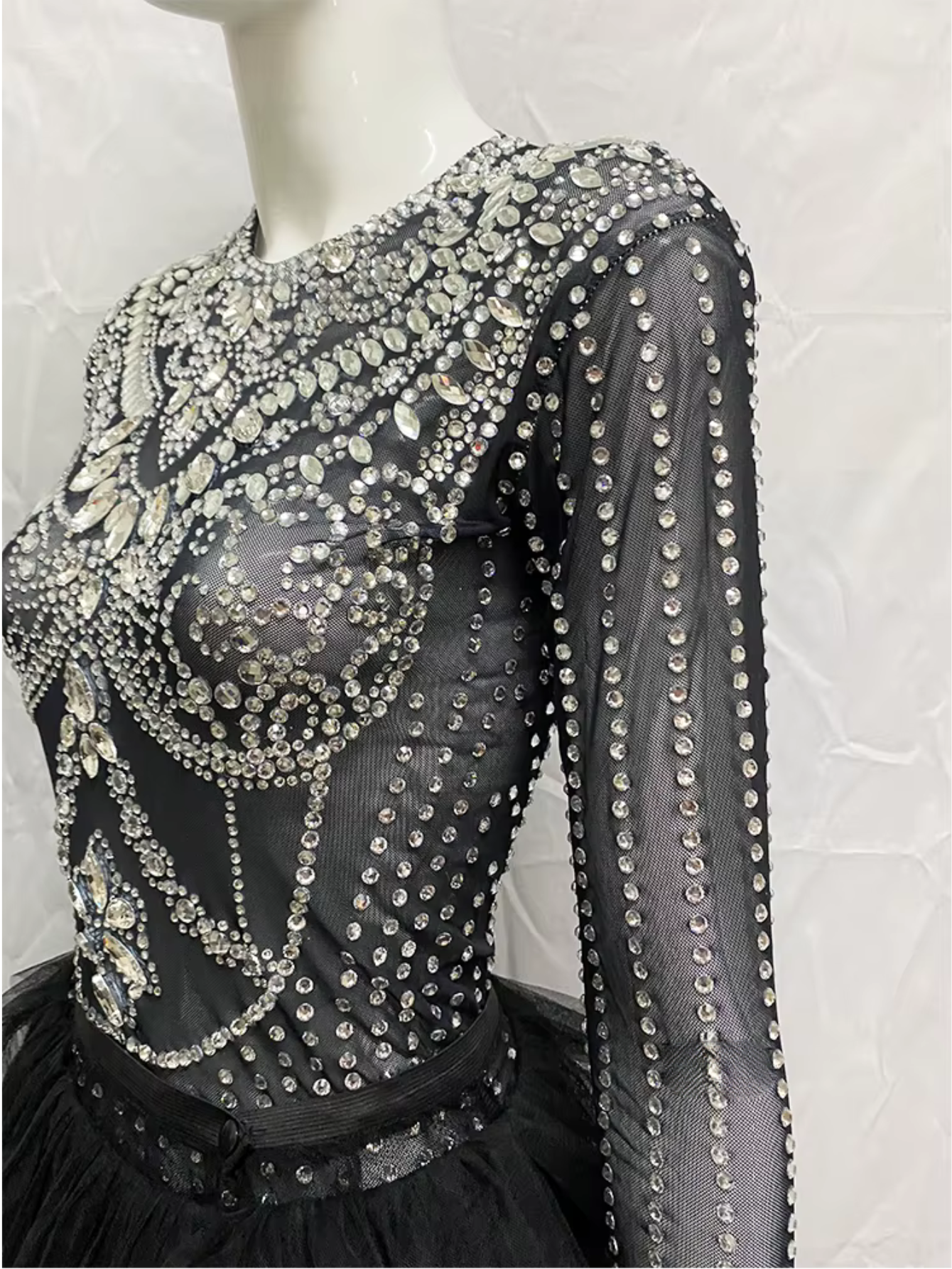 Goth Drag Queen 2Pc Costume