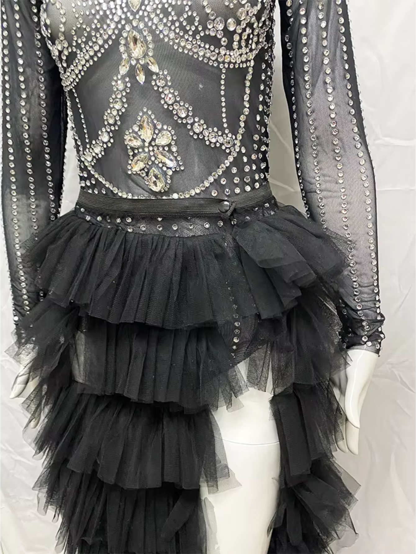 Goth Drag Queen 2Pc Costume