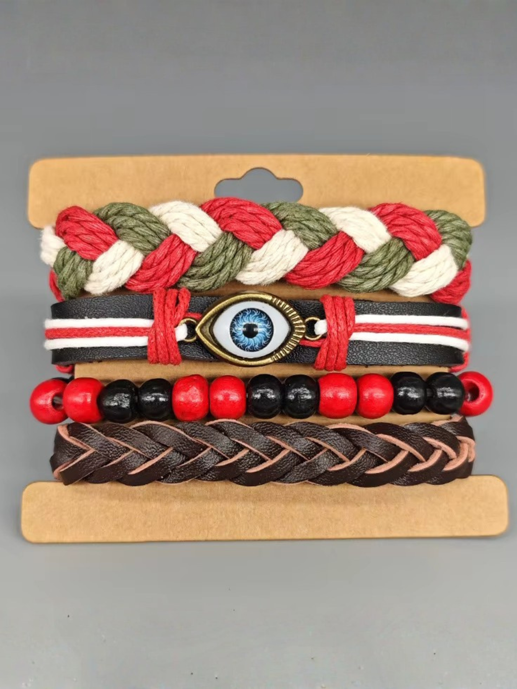 Red Eye Boho Bracelet