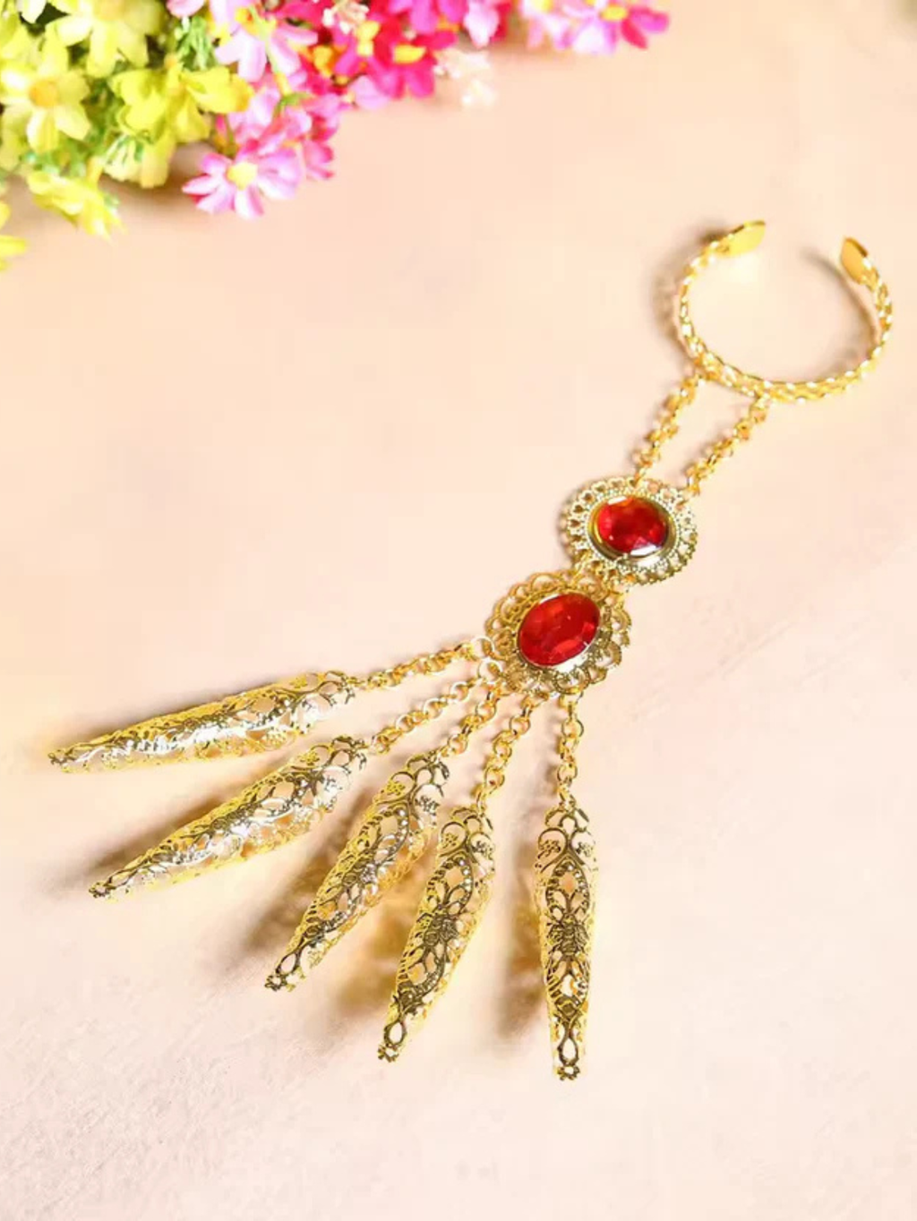 Indian Nail Finger Claws Bracelet