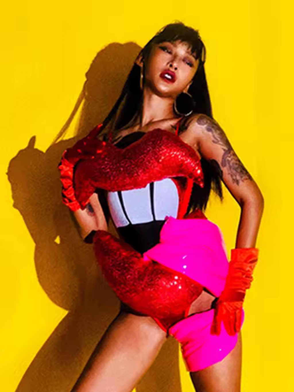 Drag Queen Lip Dance Costume