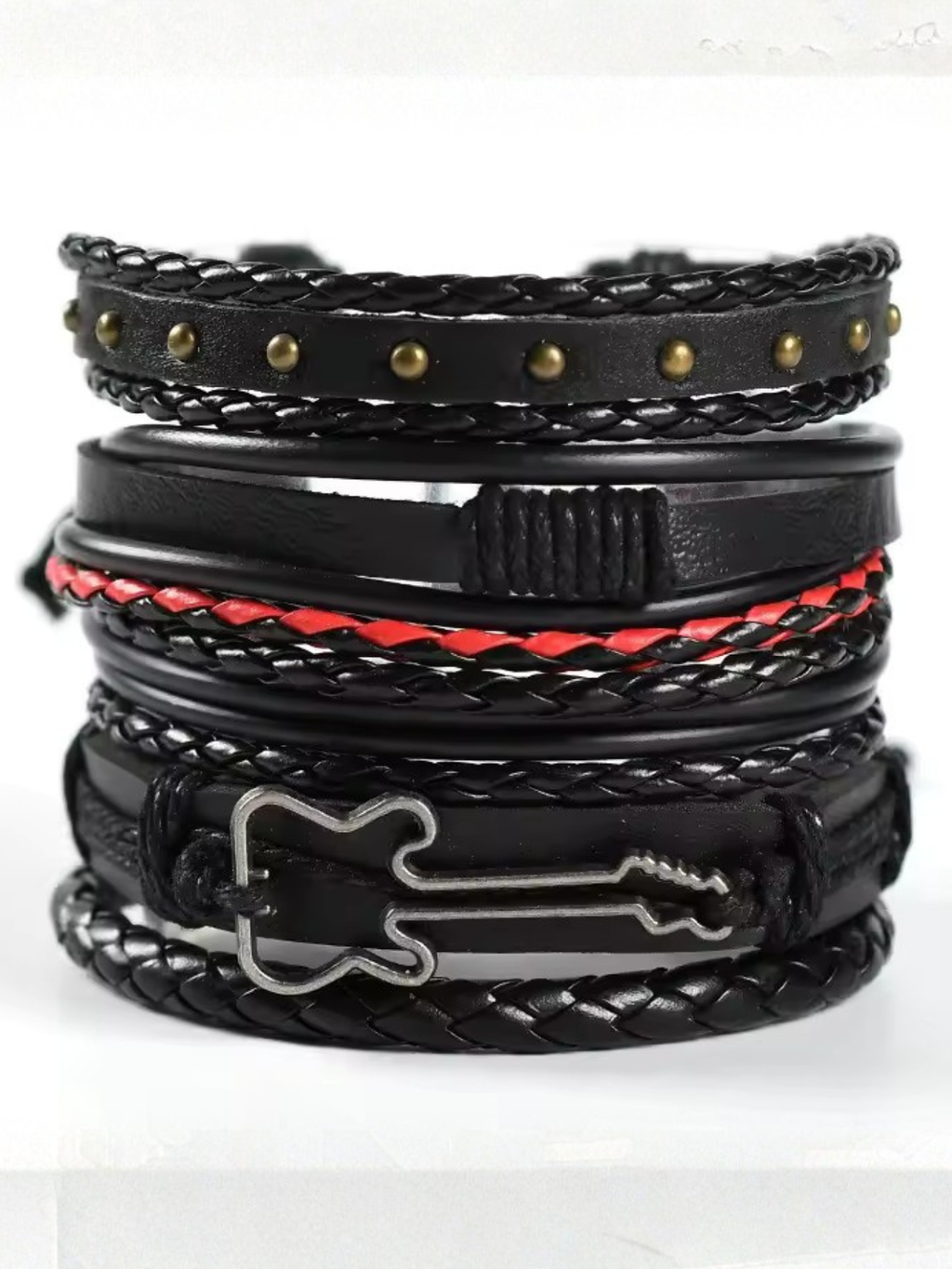Guitar 4Pc Bracelet Set