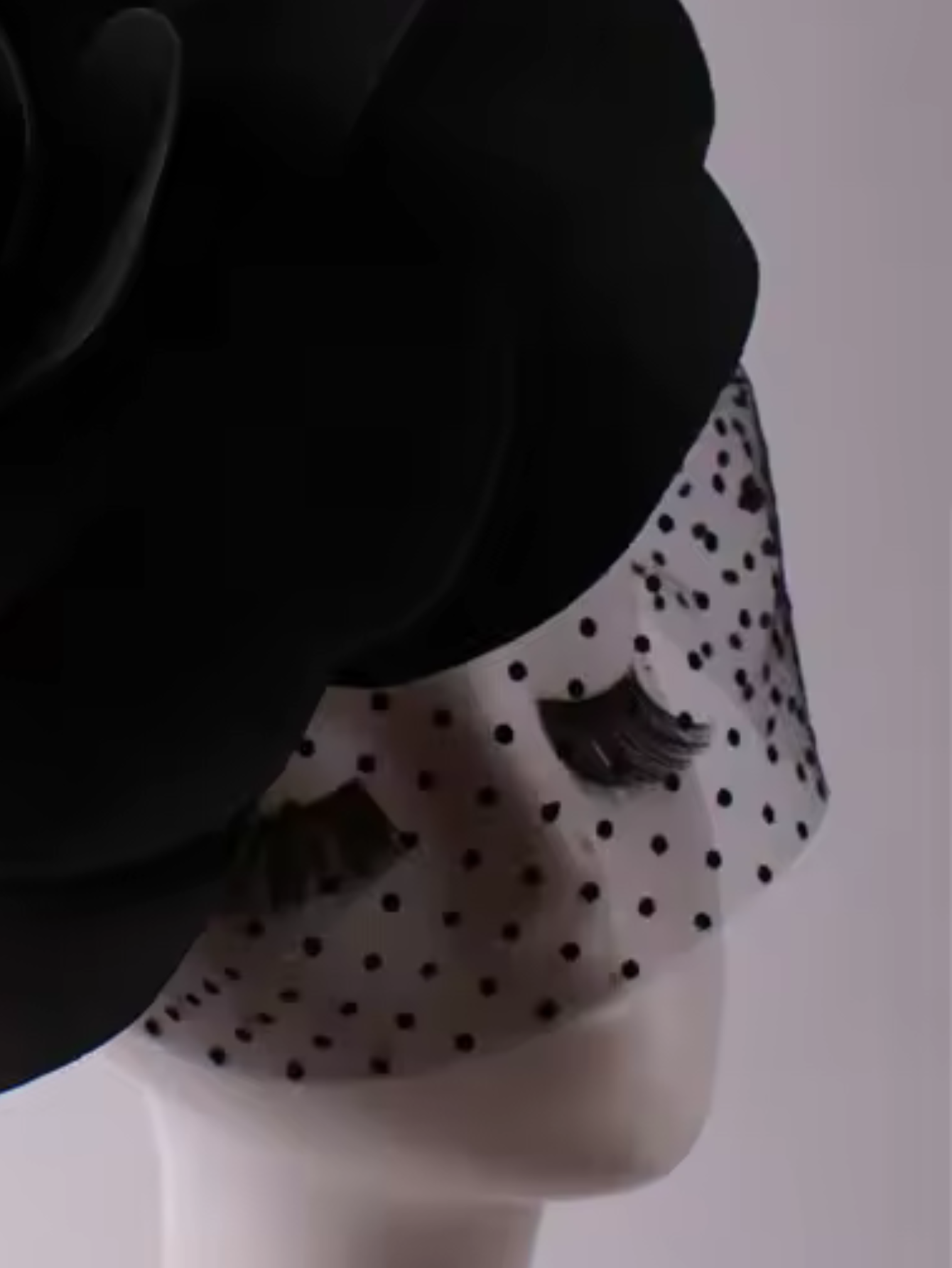 Drag Queen  Flower Hat With Veil