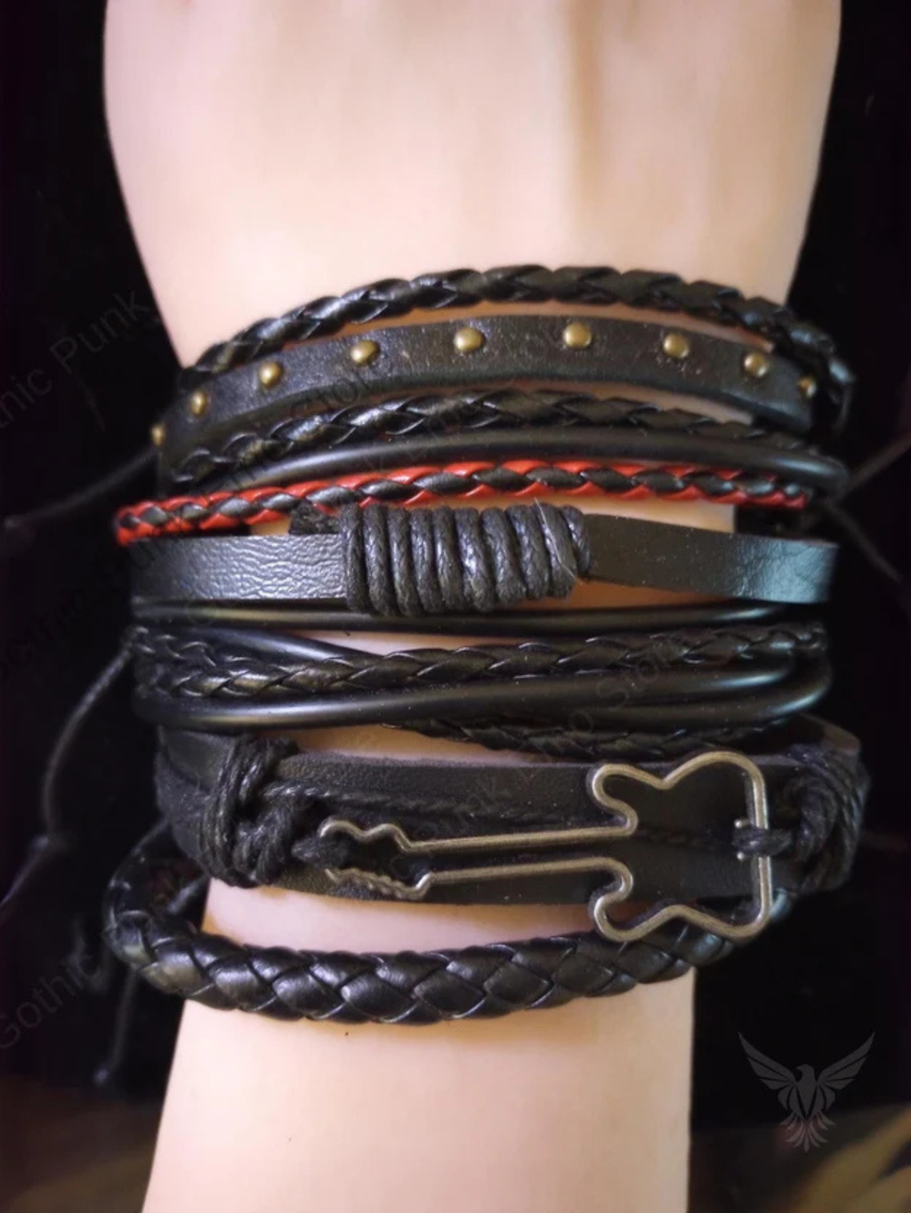 Guitar 4Pc Bracelet Set