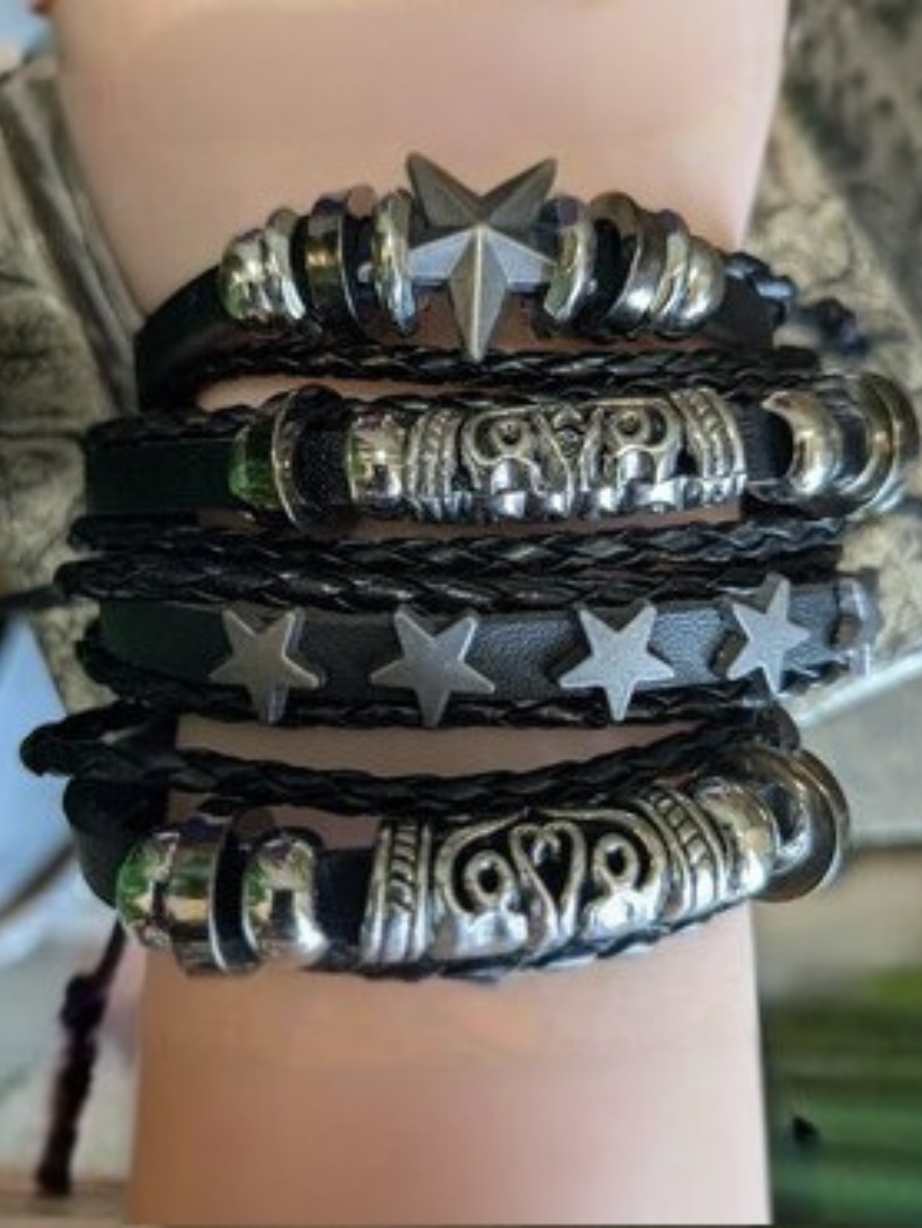 Star Astrology Emo Bracelet