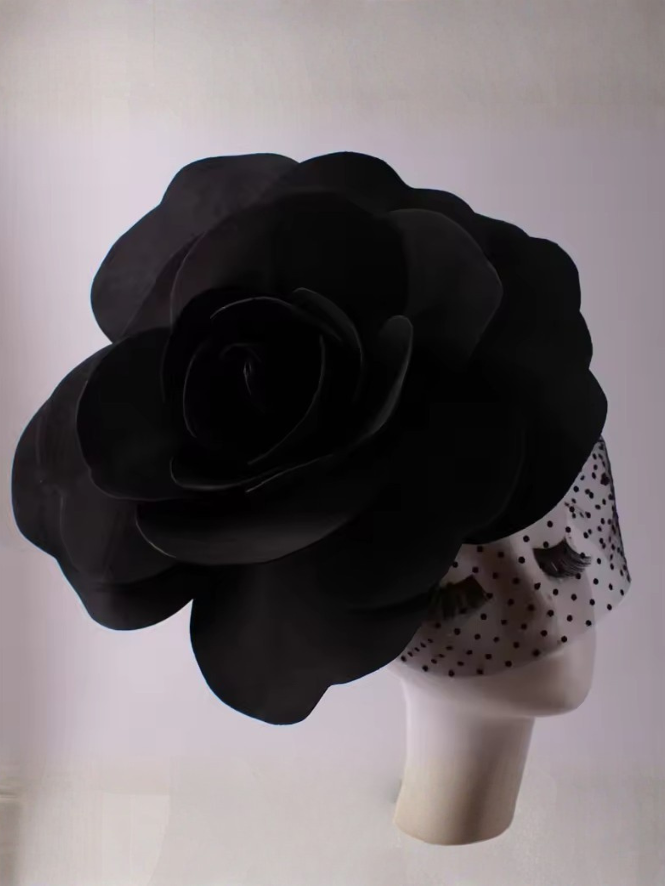 Drag Queen  Flower Hat With Veil