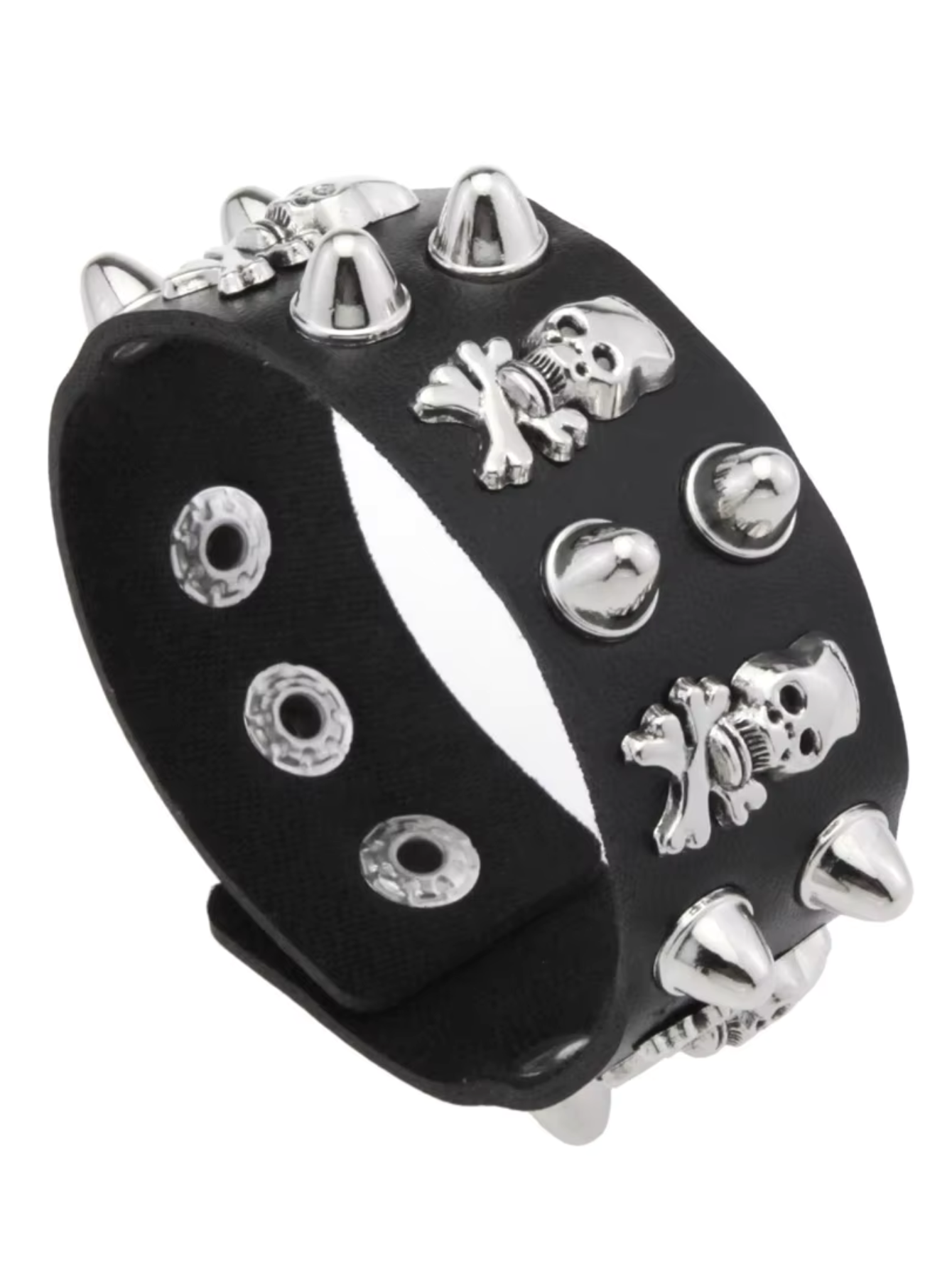 Skull Spiked Bracelet