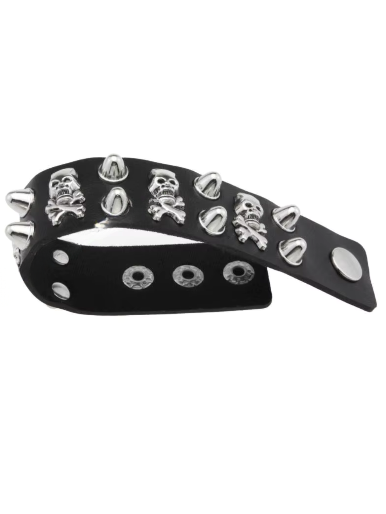 Skull Spiked Bracelet