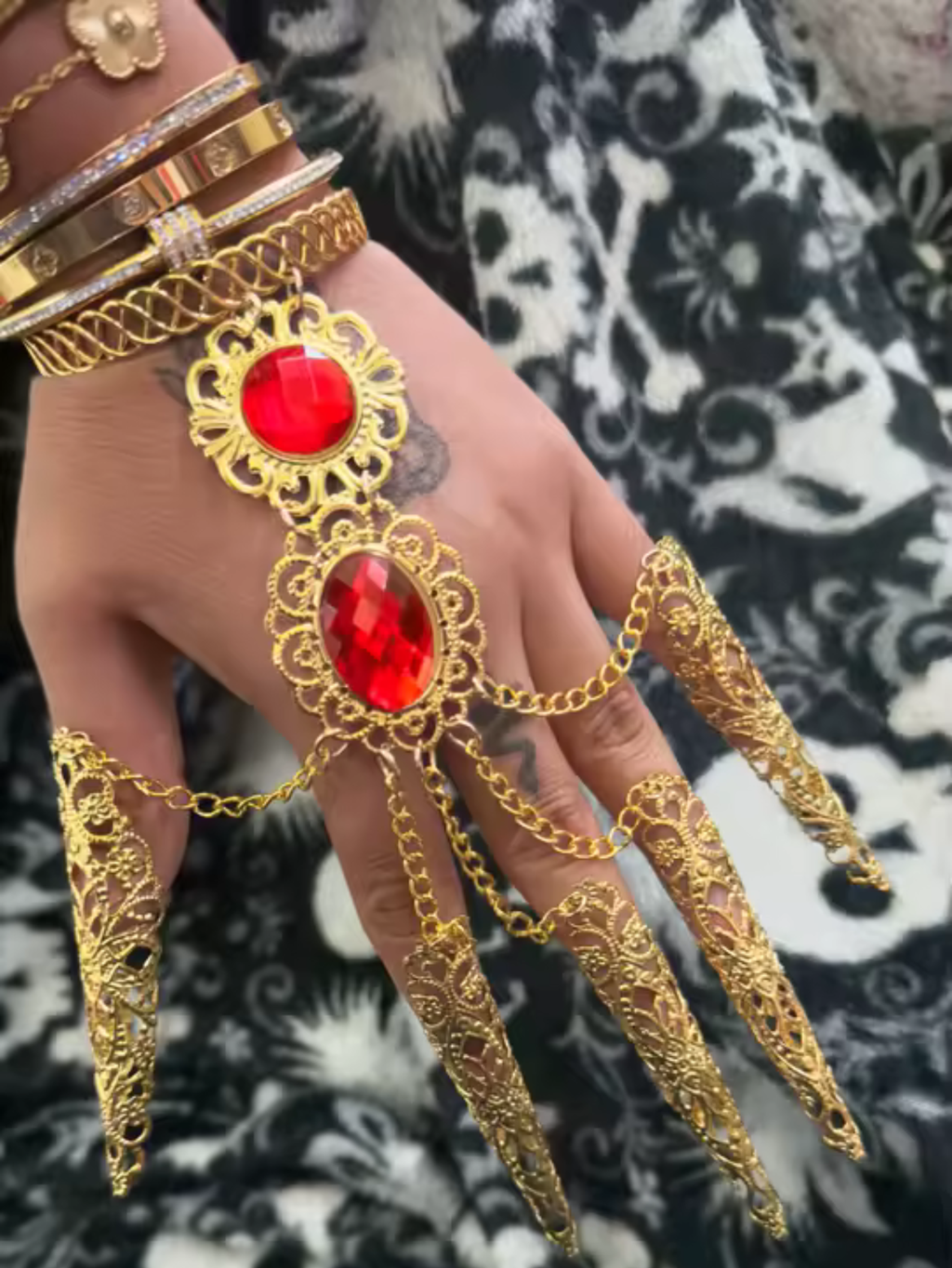 Indian Nail Finger Claws Bracelet