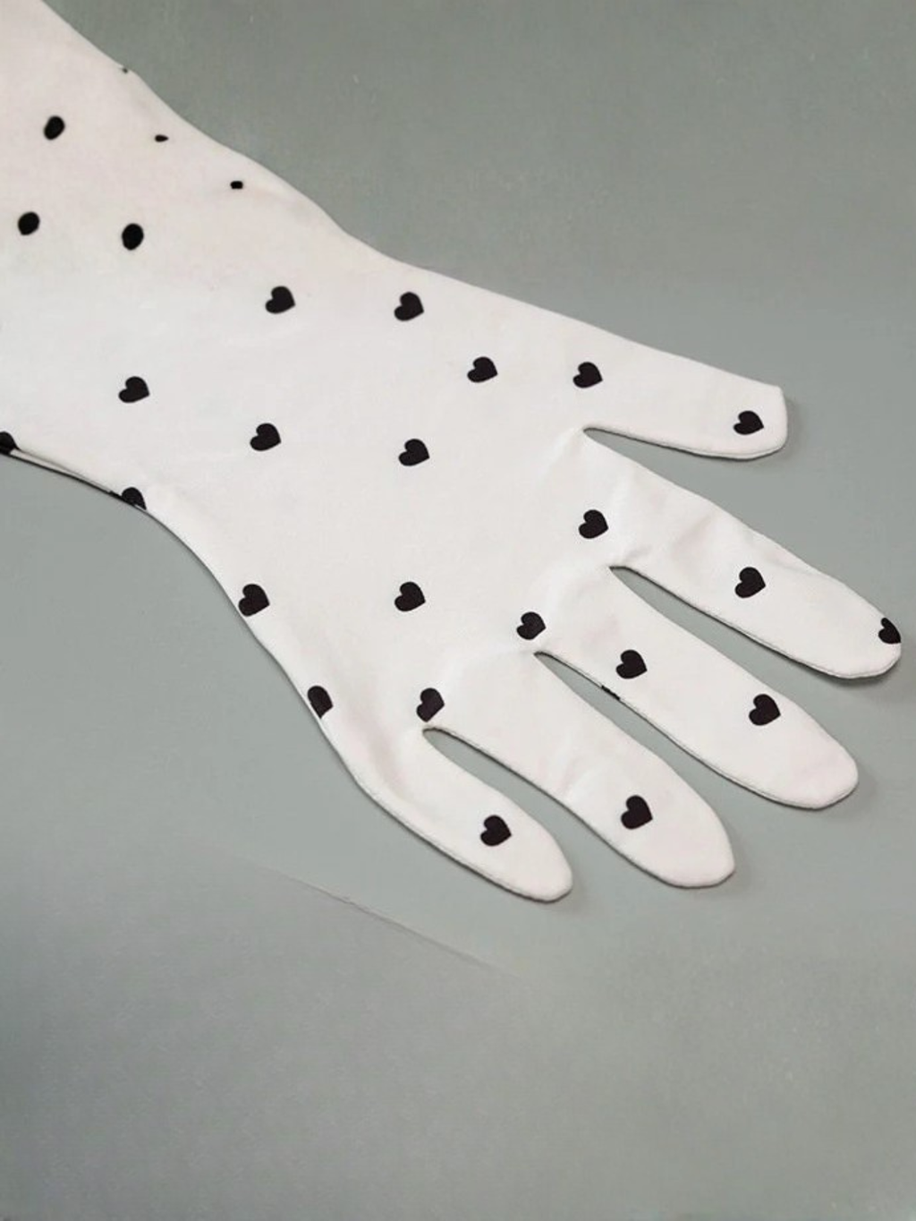 Heart Mini Dress With Gloves