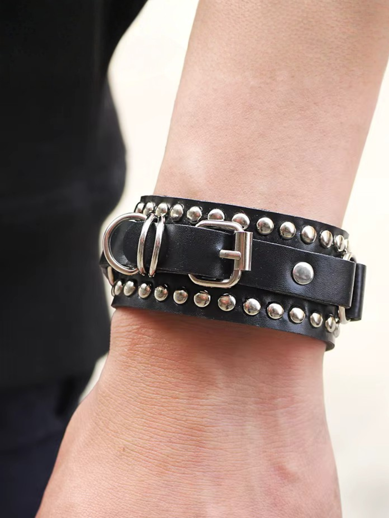 Punk Cuff Bracelet Retro Rock Wristband