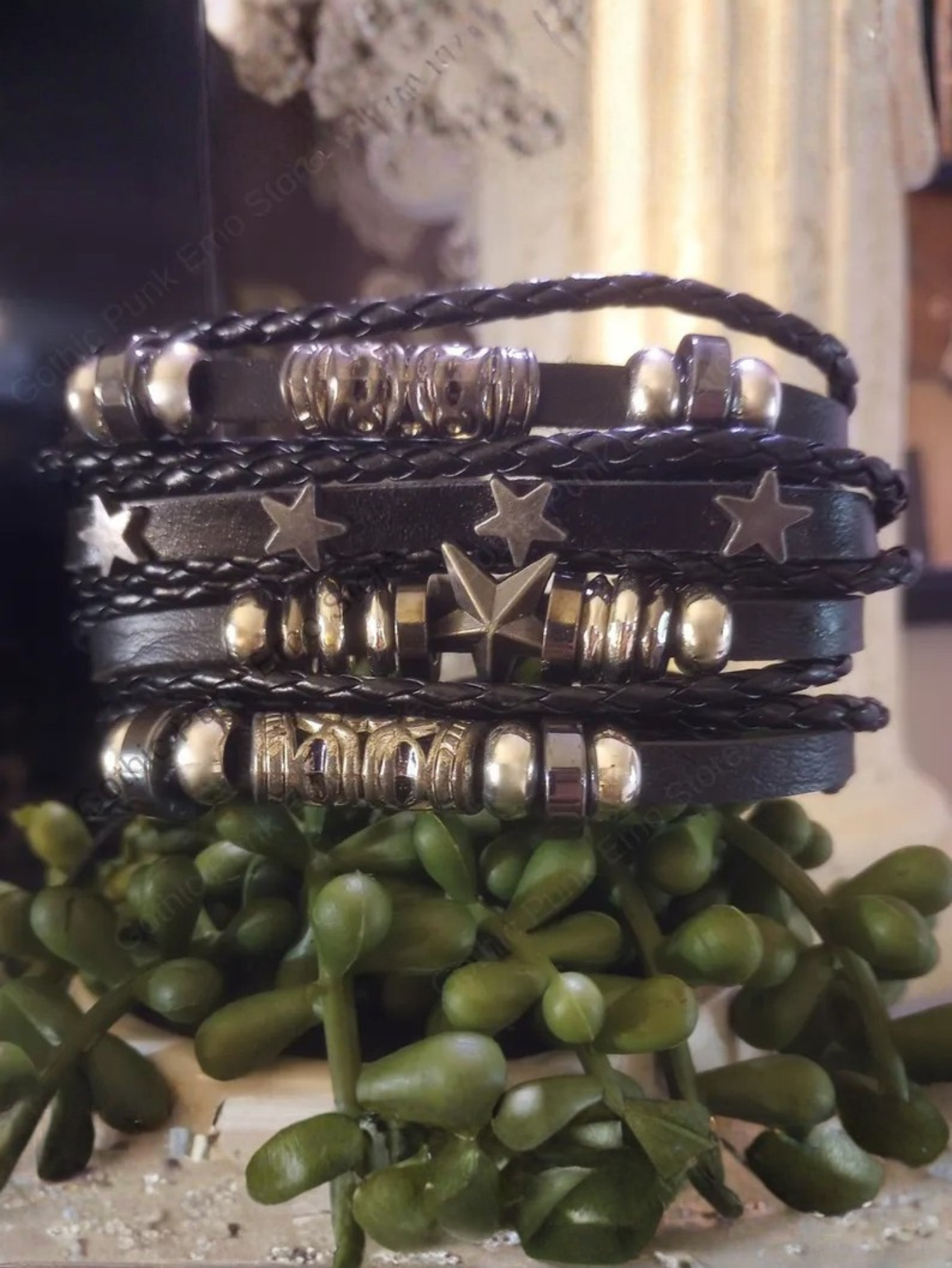 Star Astrology Emo Bracelet Rock Star