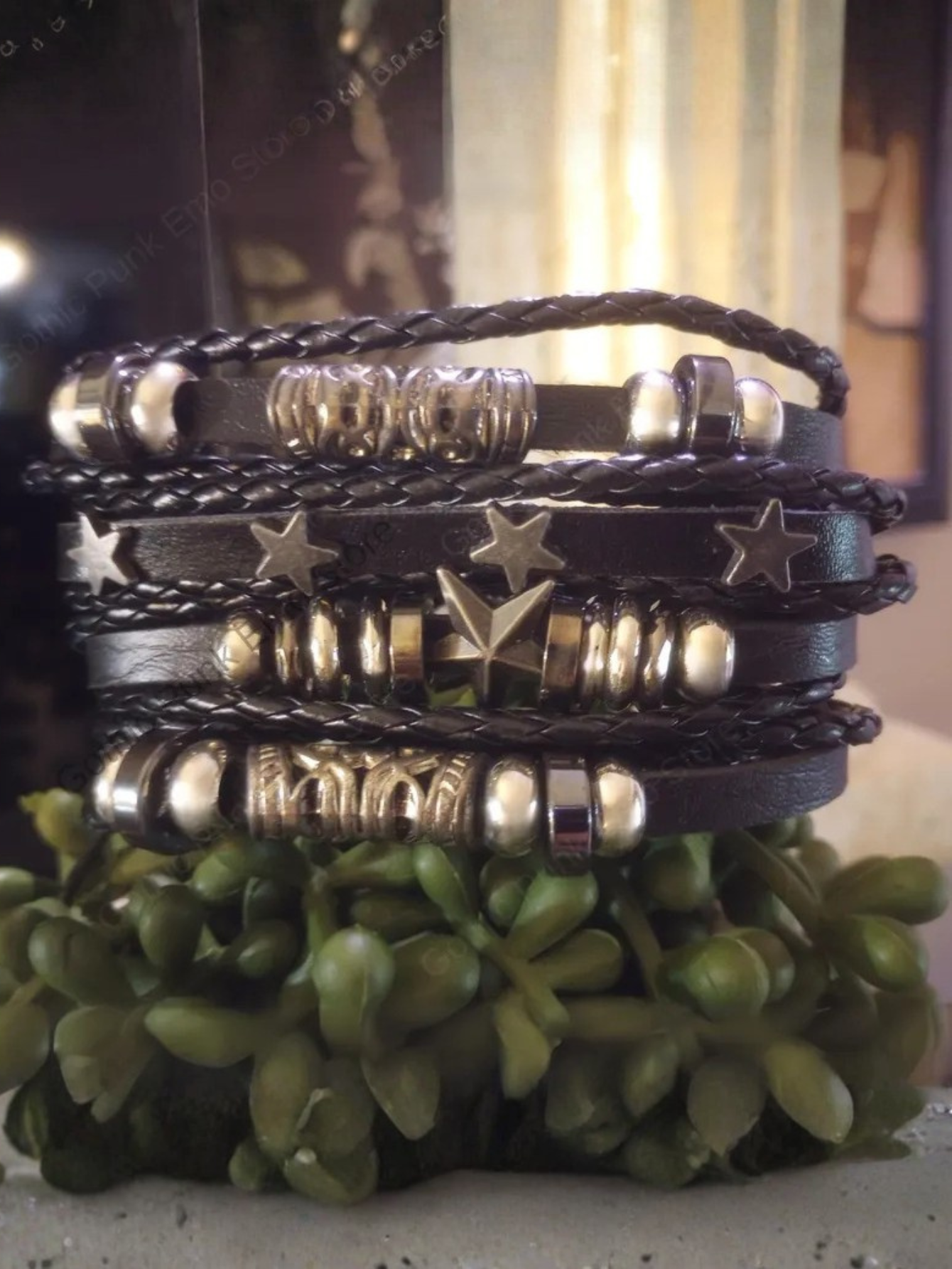 Star Astrology Emo Bracelet Rock Star