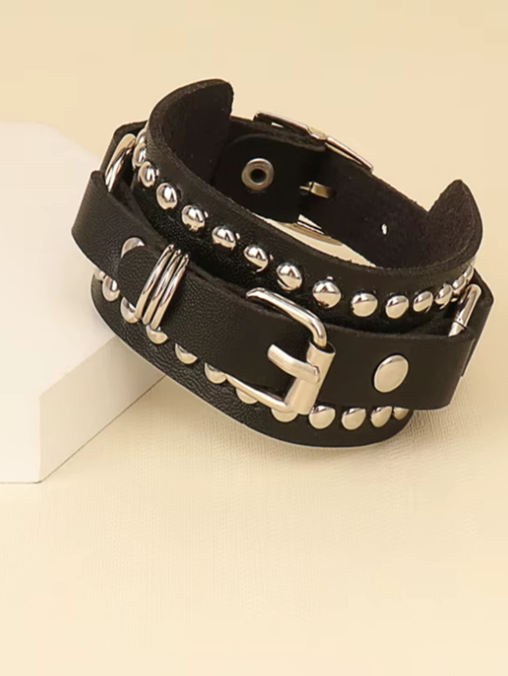 Punk Cuff Bracelet Retro Rock Wristband