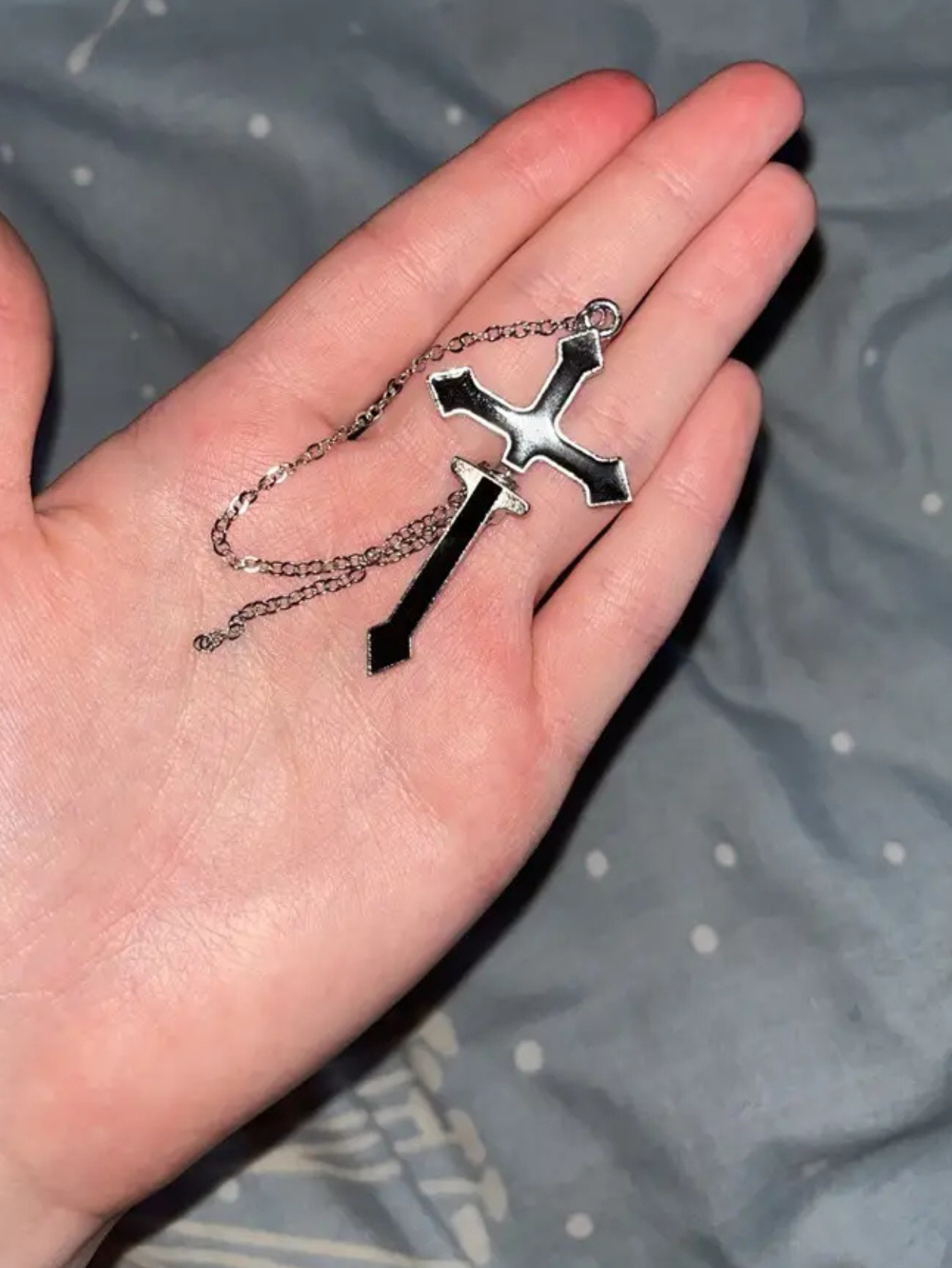 Cross Gothic Punk Earrings