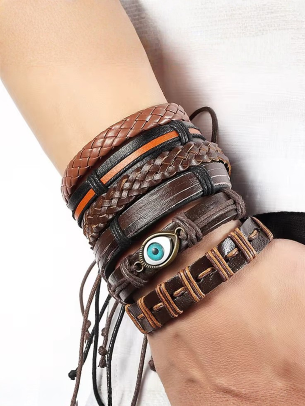 Gothic Punk Bracelet Set