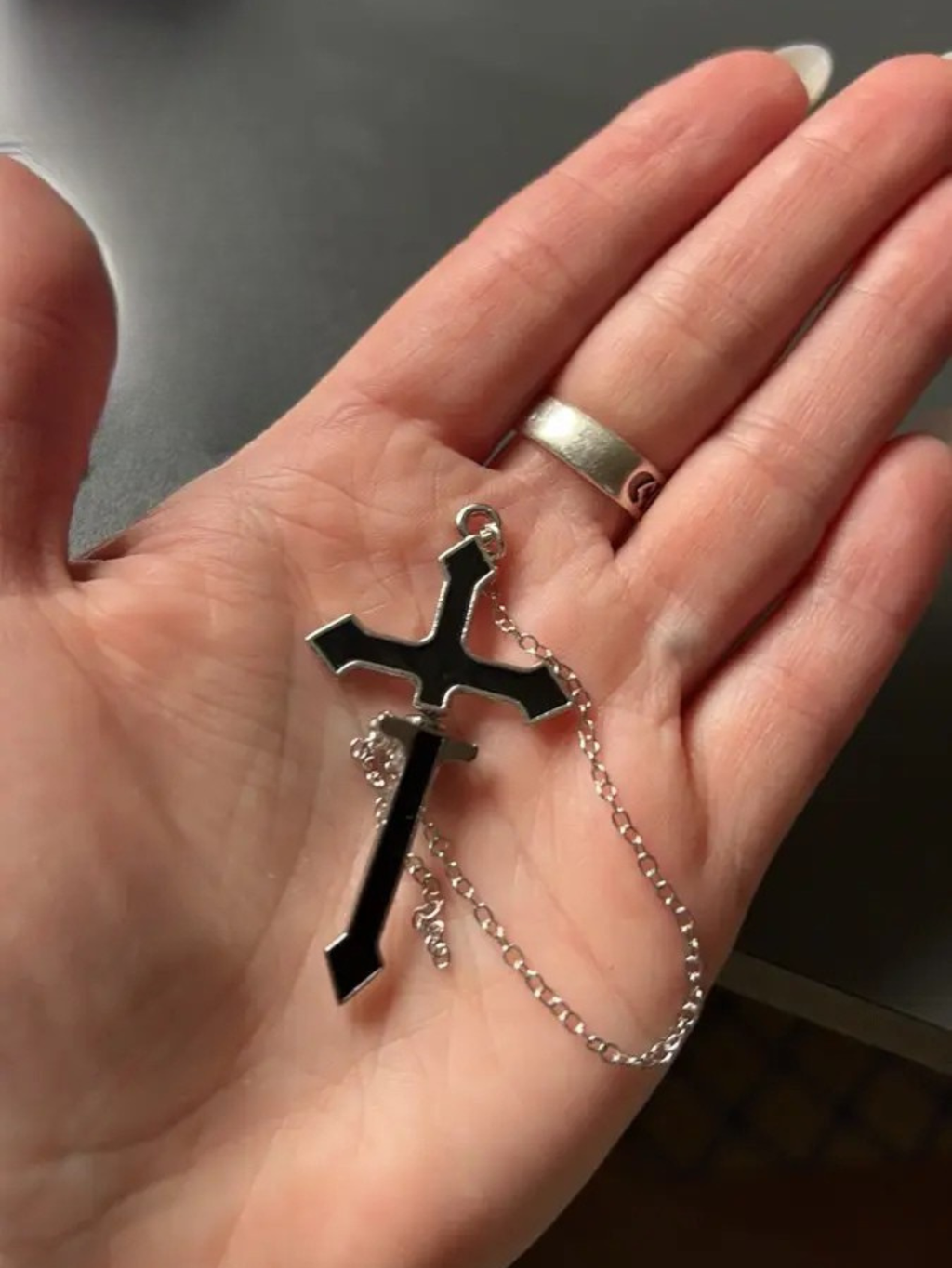 Cross Gothic Punk Earrings