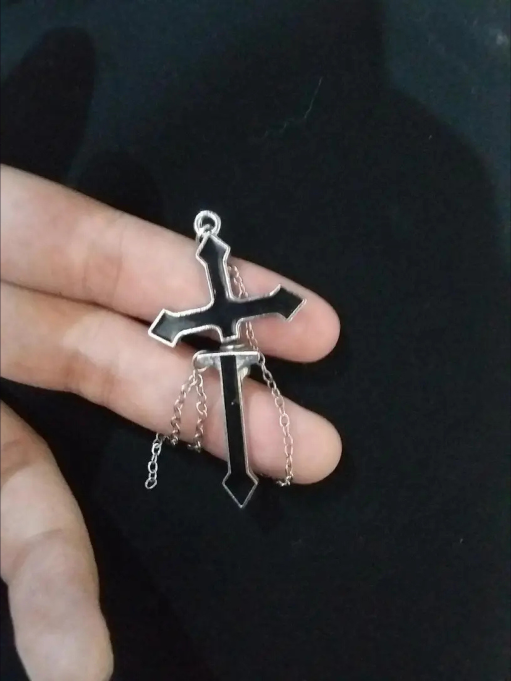 Cross Gothic Punk Earrings