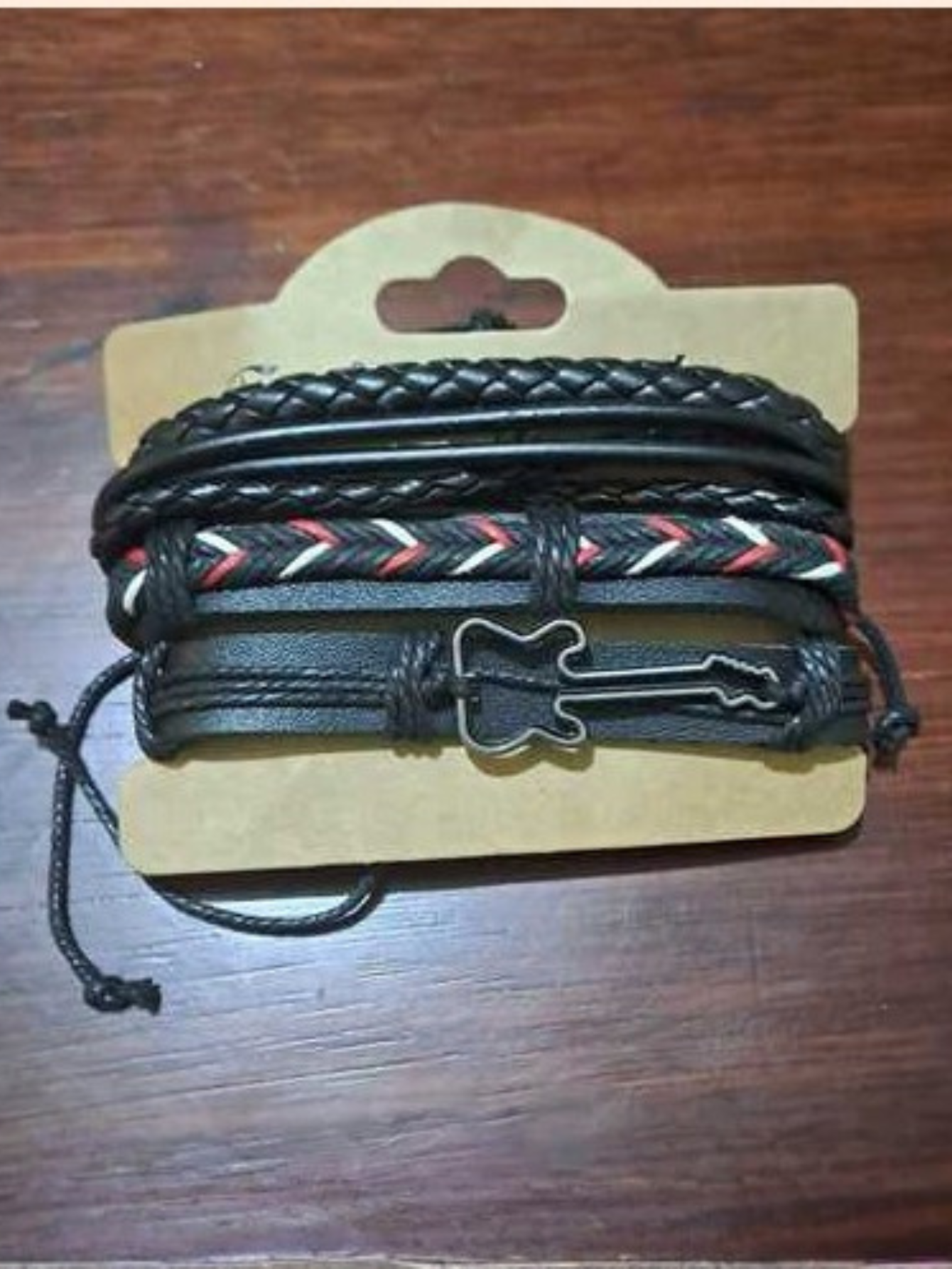 Guitar 4Pc Bracelet Set