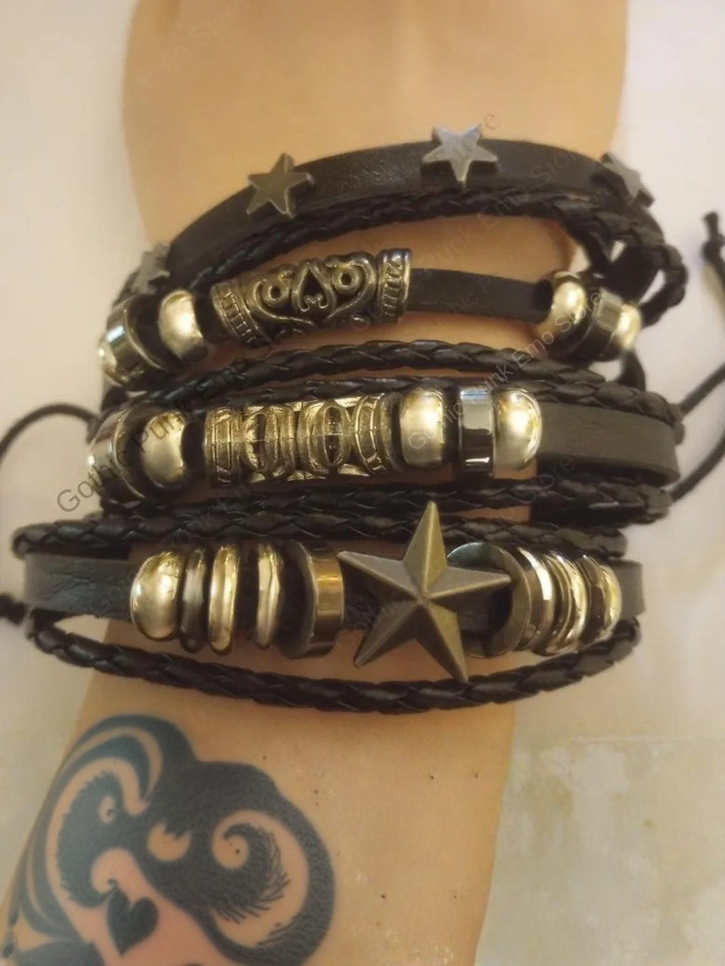 Star Astrology Emo Bracelet