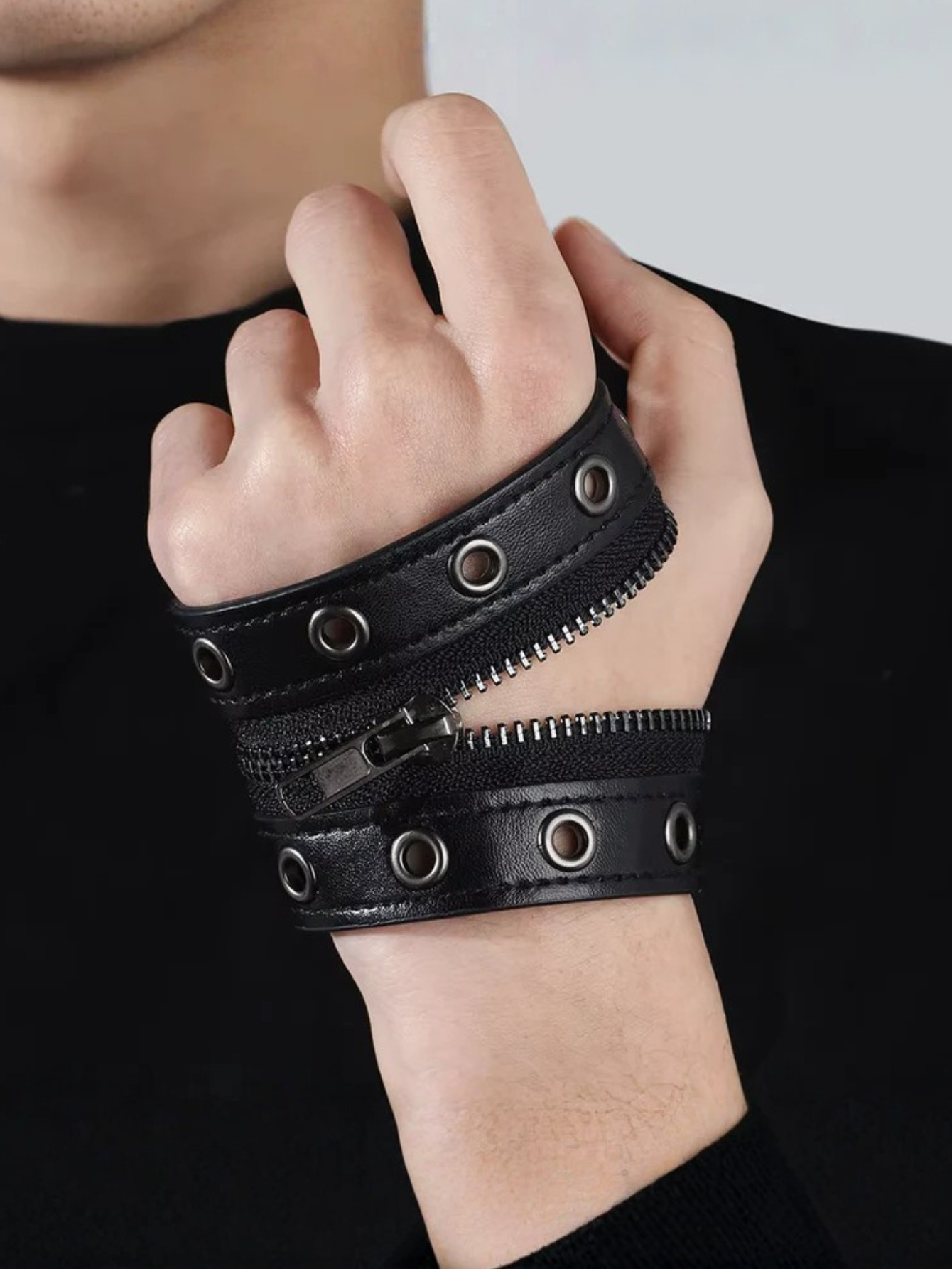 Zipper Punk Bracelet