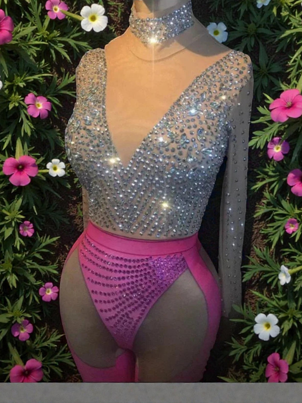 Pink Diamond Dance Costume