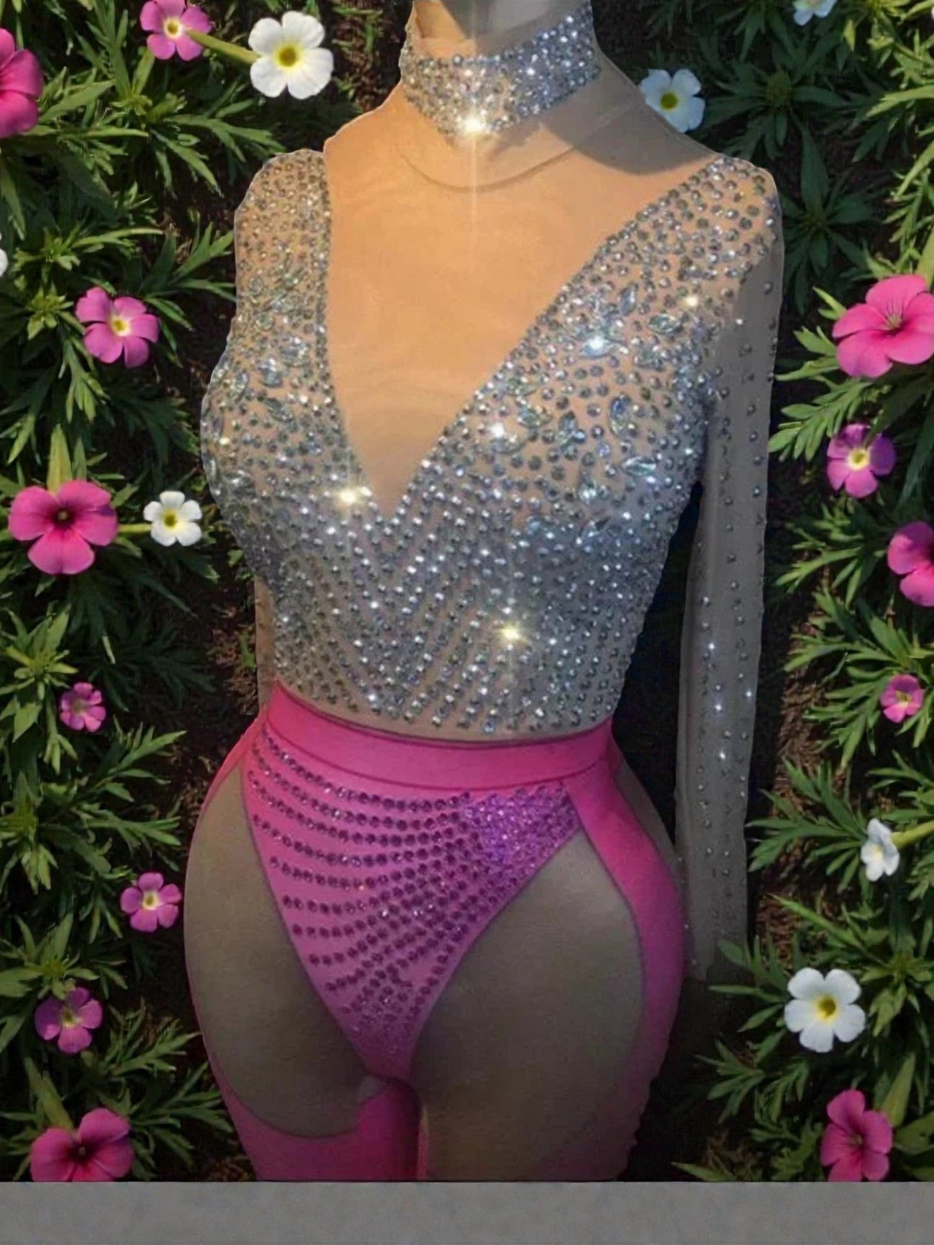 Pink Diamond Dance Costume